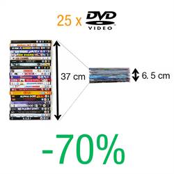 Funda Individual / Doble con fieltro para almacenamiento de DVD – 50 uds