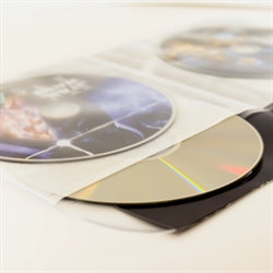 Funda DVD para 4 discos con fieltro