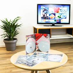 Funda DVD para 4 discos con espacio para carátula - 10 uds.
