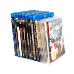 Archivo Blu-Ray: Pack Blu-Ray – 50 fundas de Blu-Ray, 2 carpetas Blu-Ray