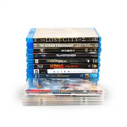 Archivo Blu-Ray: Pack Blu-Ray – 50 fundas de Blu-Ray, 2 carpetas Blu-Ray