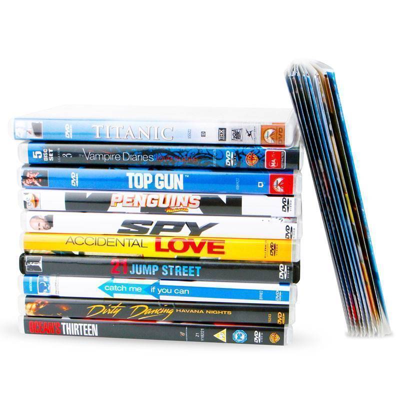 100 Fundas para DVD para Almacenaje DVD