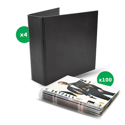 Almacenaje DVD - Ahorrar hasta un 70% de espacio
