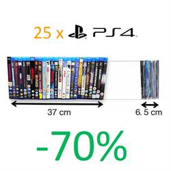 PS4 Fundas con taladros para archivo - 25 Uds. 