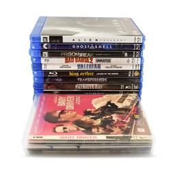 Fundas para Blu-Ray con compartimento para caratula - 50 uds.