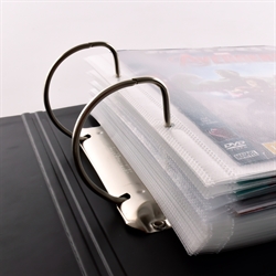 Funda DVD individual o doble con fieltro y taladros para archivo - 50 uds.